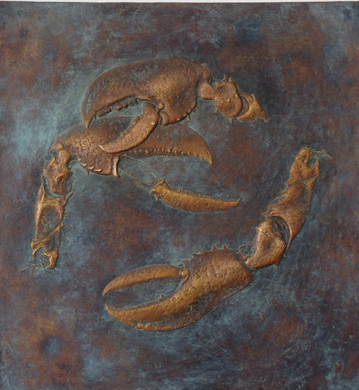 000_Erik Neukirchner, Hummerscheren, 2012, Bronze, 39,7 x 37,5 cm