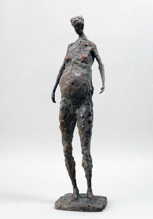 000_Erik Neukirchner, Schwangere, 2010, Bronze, Hoehe 38 cm