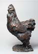 000_Erik Neukirchner, Hahn, 2014, Bronze, Hoehe 25 cm