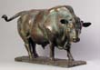 000_Erik Neukirchner, Junger Bulle, 2016, Bronze, Hoehe 27,,5 cm