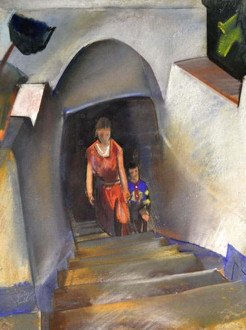 Otto Herbig Procita Pastell 1931 62 x 47 cm